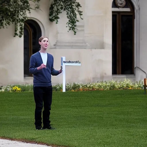 Image similar to mark zuckerberg as a priest