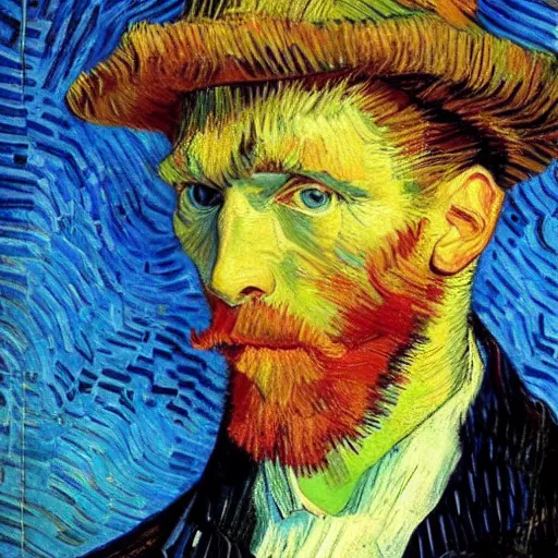 Prompt: a portrait of james spader, van gogh, art