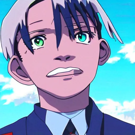 Prompt: anime Will Smith in Neon Genesis Evangelion