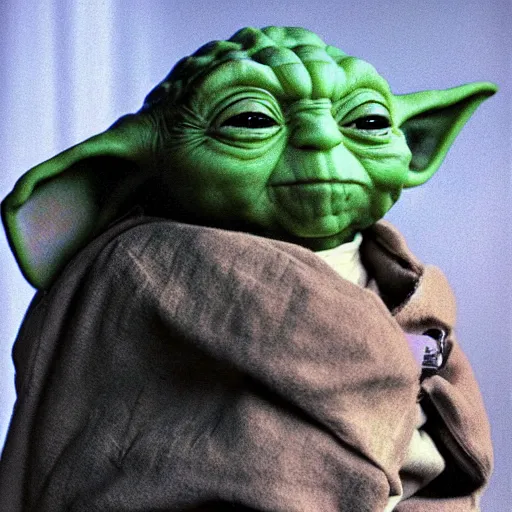 Image similar to joe rogan as yoda