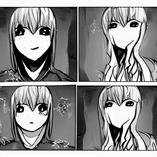 Image similar to the feeling i get when aidungeon locks me out, varying art styles, photocopy