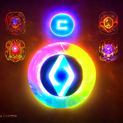 Image similar to chakra epic legends game icon stylized digital illustration radiating a glowing aura global illumination ray tracing hdr fanart arstation by ian pesty and katarzyna da bek - chmiel