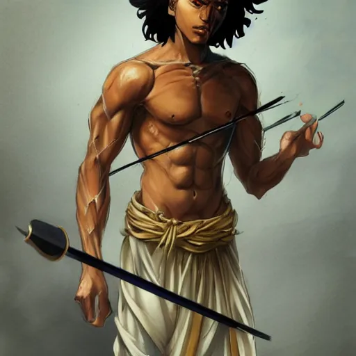 Premium AI Image  Muscular Japanese Anime Guy in Ancient Greek Style  Handsome Realistic Illustration