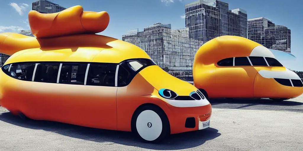 Image similar to “2020 BMW Oscar Meyer Wienermobile”