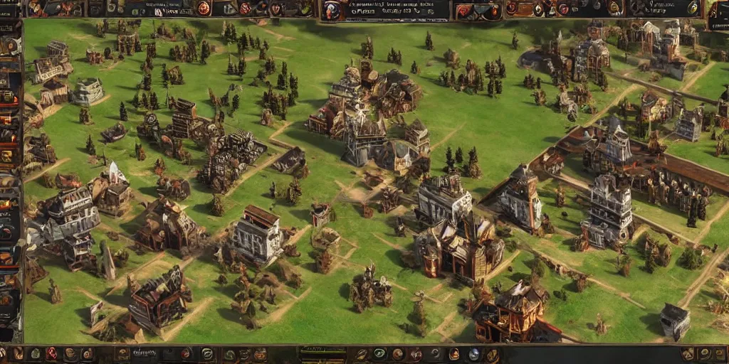 Image similar to age of empire building, game footage