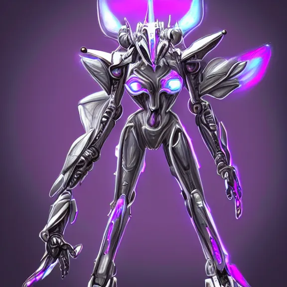 Prompt: extremely detailed mawshot of a giant beautiful stunning goddess anthropomorphic hot robot mecha female dragon, silver sharp streamlined armor, detailed hot maw, glowing Purple LED eyes, standing elegantly, eating and swallowing a tiny human, food pov, micro pov, vore art, dragon art, warframe fanart, Destiny fanart, macro art, furry art, furaffinity, DeviantArt, Eka's Portal, G6