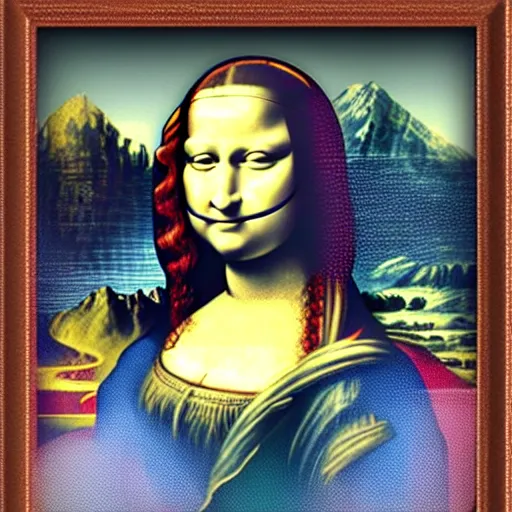 Image similar to monalisa egirl