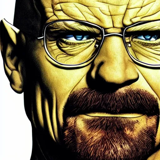 Image similar to walter white as incredible hulk