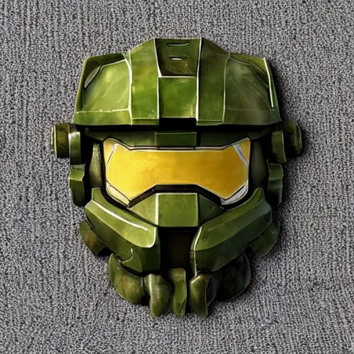 Prompt: master chief face, no helmet