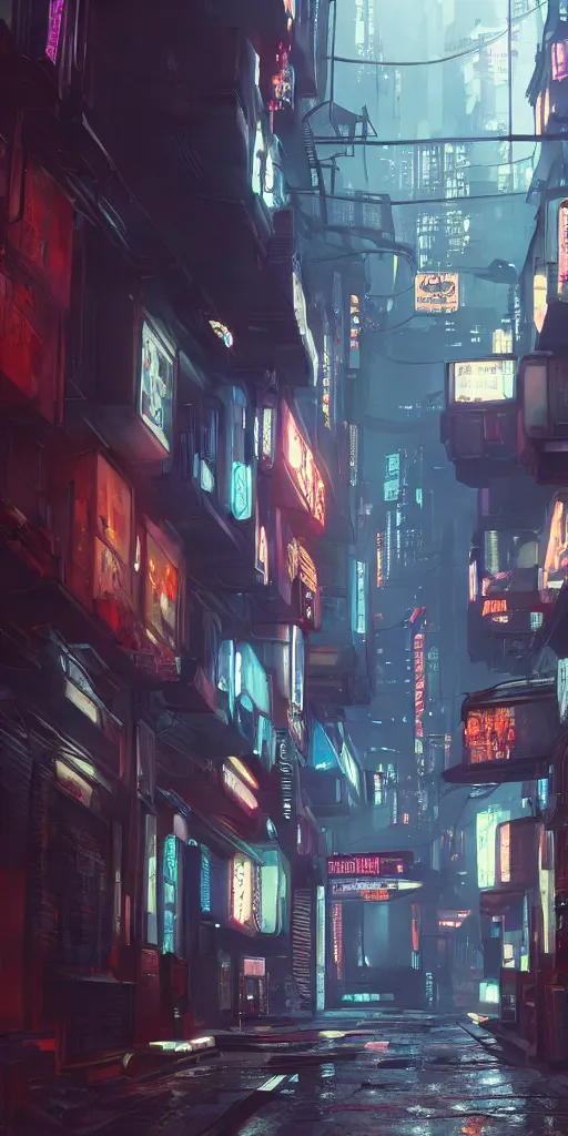 Image similar to cyberpunk alley from blade runner 2 0 4 9 drawn by jack kirby, 8 k, raytracing, unreal engine 5,