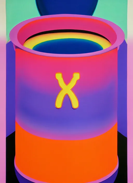 Image similar to hot soup by shusei nagaoka, kaws, david rudnick, airbrush on canvas, pastell colours, cell shaded, 8 k