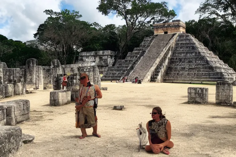 Image similar to holiday photo of Chichen Itza circa 900 AD