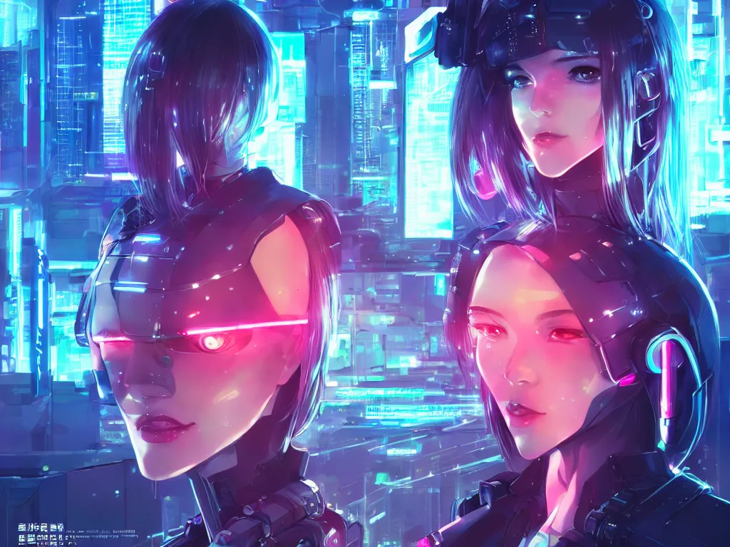 Image similar to portrait anime visual futuristic female cyber police, on cyberpunk neon light tokyo rooftop, ssci - fi and fantasy, intricate and very beautiful, human structure, concept art and kyoto studio, sharp focus, anime by rossdraws and magali villeneuve and liya nikorov and luxearte, frostine engine