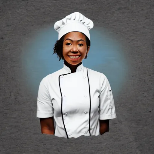 Prompt: chef woman future nature soul