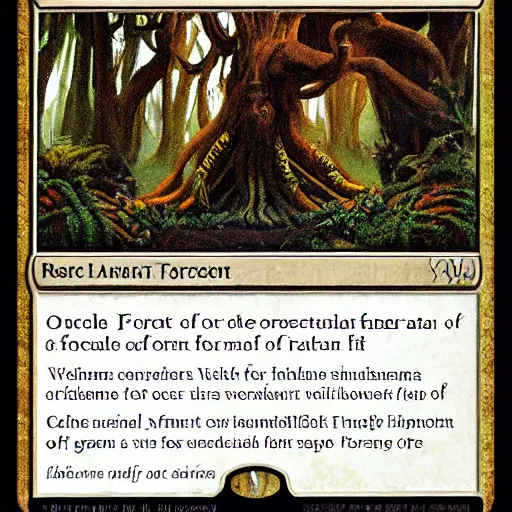 Image similar to the oracle of the forest