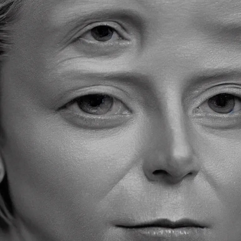 Prompt: beautiful close - up studio photograph of colorful postmodern portrait sculpture of jodie foster disappointed, beautiful symmetrical face accurate face detailed face realistic proportions, made of spray - painted beeswax on a pedestal by ron mueck and matthew barney and greg rutkowski, hyperrealism intense cinematic lighting shocking detail 8 k