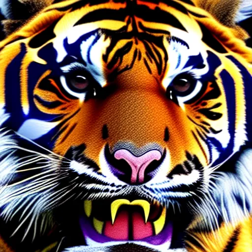 Prompt: a detailed digital art of a tiger that looks like steve buscemi, 8k, ornate, intricate