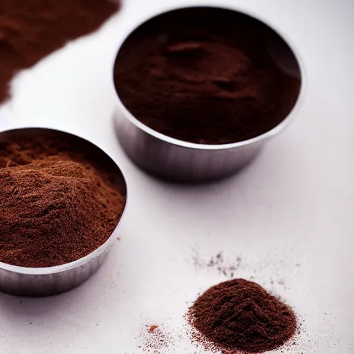 Image similar to Delicious chocolate powder, studio lighting