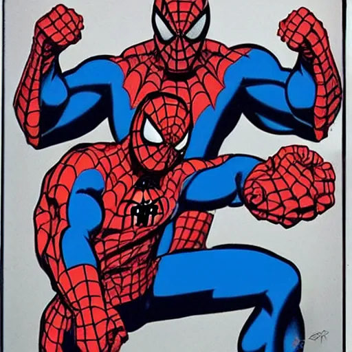 rock dwayne johnson fighting spiderman by man ray | Stable Diffusion |  OpenArt