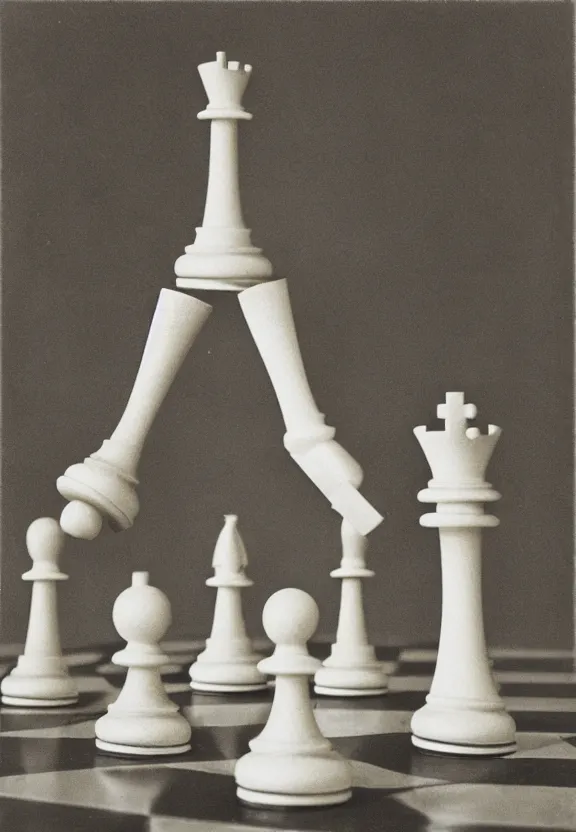 Image similar to a chess - piece building machine, a surrealist sculpture by marcel duchamp, archival pigment print, 1 9 1 4, conceptual art, artwork, academic art, surrealist, fluxus