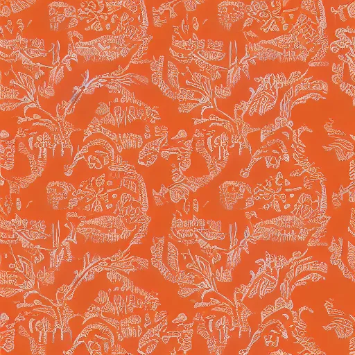 Prompt: orange wallpaper