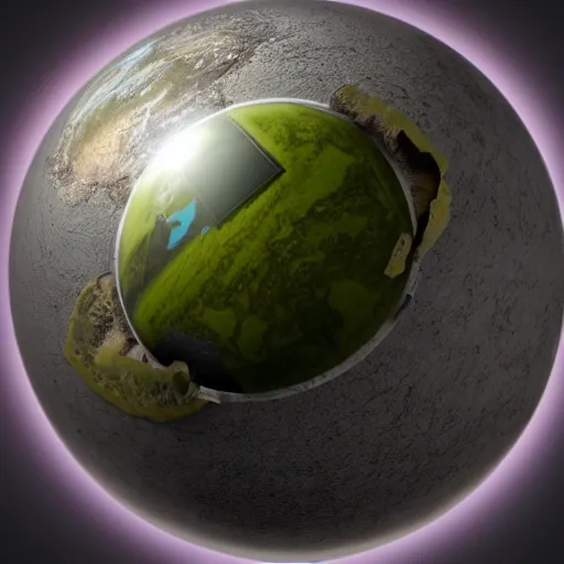 Prompt: planet erath trapped in orb standing on a wooden table, photorealism, highly detailed, hdr, 8 k, complex 3 d render, hyper detailed, ultra sharp - - ar 1 6 : 9