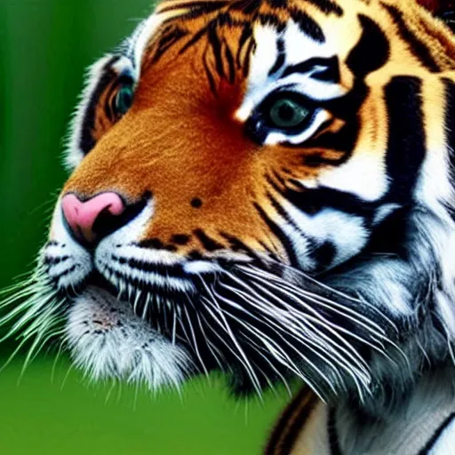 Image similar to a tiger wearing a vr headset