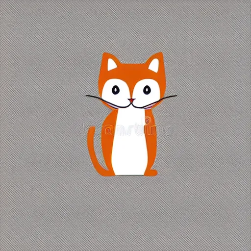 Image similar to Cartoon cat. in simple cute style, isolated vector illustration. 1174824467