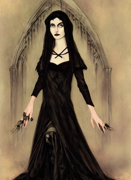 Image similar to gothic princess portrait. by eleanor vere boyle