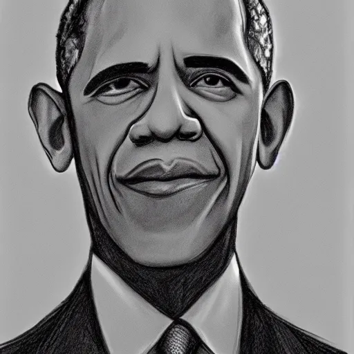 Image similar to creepy police sketch of obama