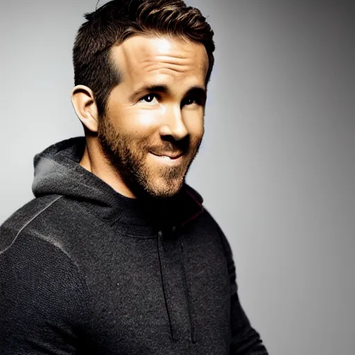 Prompt: studio photo of ryan reynolds, professional photo, close up, studio lighting, high quality