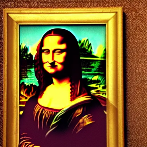 Image similar to your mom as the mona lisa painting