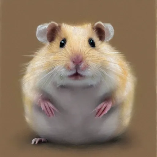 Image similar to portrait of anthropomorphic hamster, realism