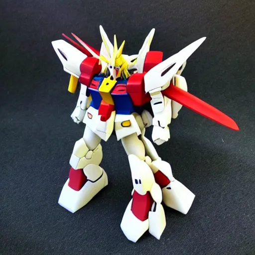 Image similar to anime!!!!!!!!!!!! gundam shaped like dilbert