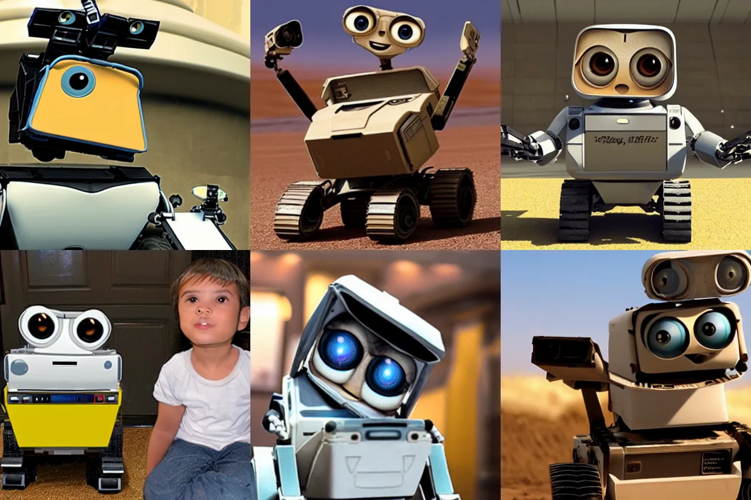 Prompt: WALL-E as a real person