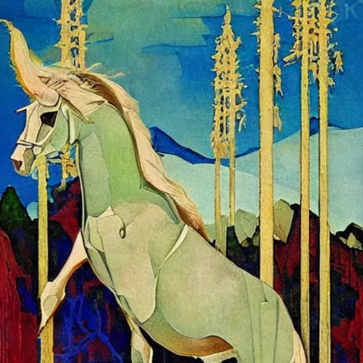 Prompt: a naturalist beautiful beautiful gorgeous vintage painting of a shining metal medieval knight in armor by nicholas roerich by gustave moreau, by eyvind earle by bruce pennington by georgia o keeffe, blood, skin reflective metallic