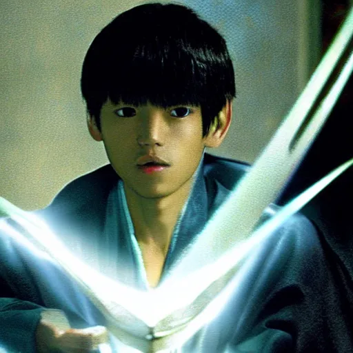 Image similar to seto kaiba in the goblet of fire, still of order of the phoenix