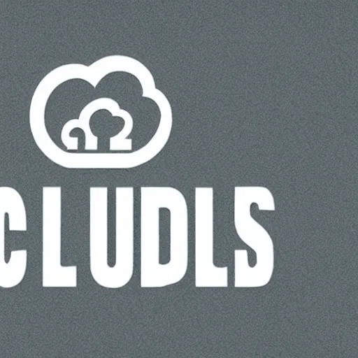 Prompt: a company logo name clouds