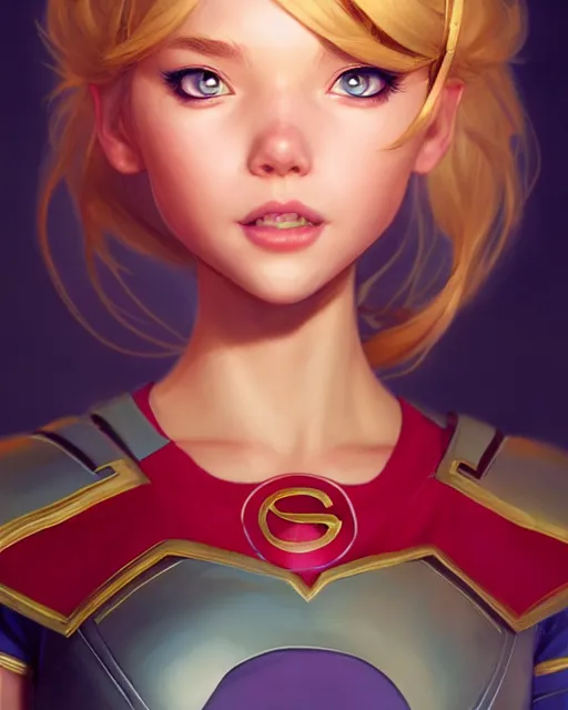 Image similar to character concept art of the wondergirl | | pixar - cute - fine - face, pretty face, realistic shaded perfect face, fine details by stanley artgerm lau, wlop, rossdraws, james jean, jakob eirich, andrei riabovitchev, marc simonetti, and sakimichan, trending on artstation