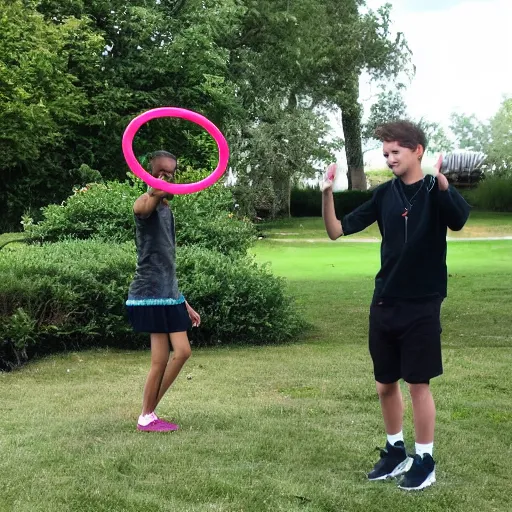 Image similar to Eric InTheCircle hula hooping