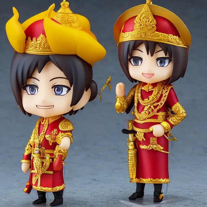 Image similar to Min Aung Hlaing from Myanmar, An anime Nendoroid of dictator Min Aung Hlaing from Myanmar , figurine, detailed product photo