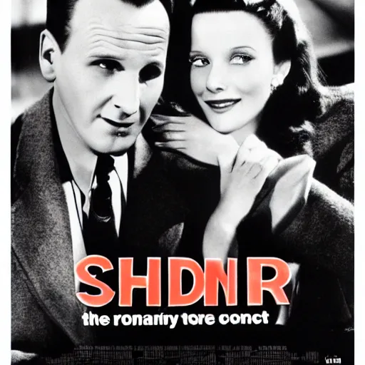 Image similar to schindler list romantic comedy promo poster