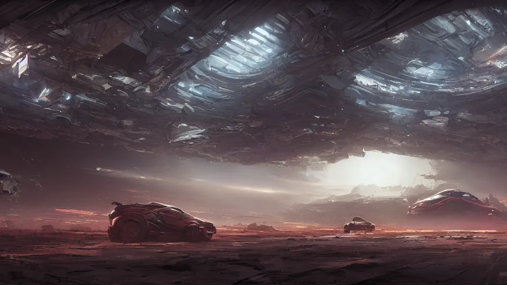 Prompt: a Photorealistic dramatic hyperrealistic,hyper detailed render by Greg Rutkowski,Craig Mullins,Nicolas Bouvier SPARTH, Juan Gimenez,Enki Bilal,ILM of an Epic Sci-Fi interior view of an interstellar starship command center,panoramic windscreen showing Mars orbit,Glowing monitors and viewing screens showing data graphics,vibrant nature,anime style,Beautiful dynamic dramatic dark moody lighting,contrast and shadows,Volumetric,Cinematic Atmosphere,Octane Render,Artstation,8k