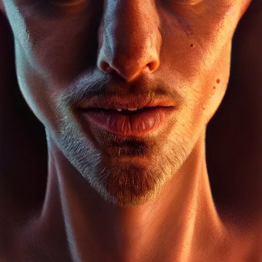 Image similar to intricate beautiful hyperreal portrait of lizard jesus, close up shot, 8 k, art by irakli nadar, hyperrealism, hyperdetailed, ultra realistic