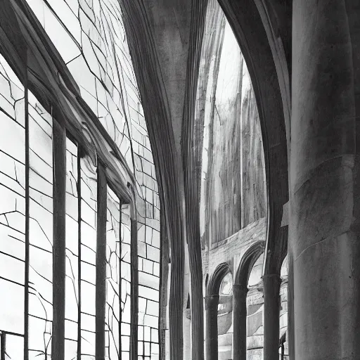 Image similar to an obsidian marble interior photograph, architecture carved for a god, beautiful in its smoothness and expansiveness, curving geometric arches, architectural photograph by louis kahn and moshe safdie