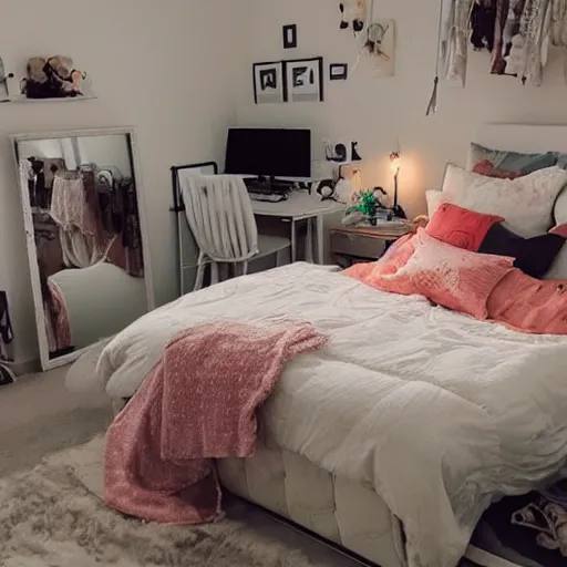 Image similar to cluttered bedroom, iSpy