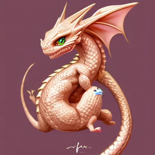 chibi baby dragon