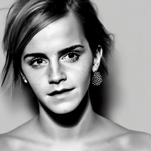 Prompt: Portrait of Emma Watson