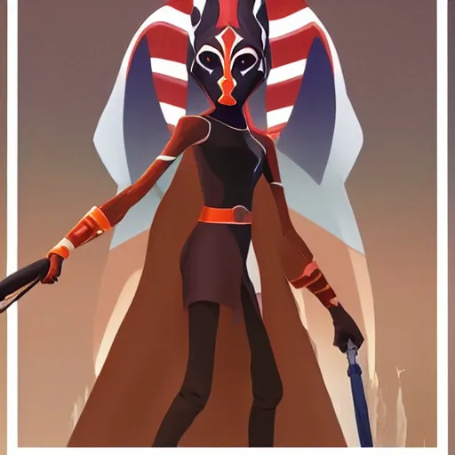 Prompt: ahsoka tano, artstation, elegant, highly detailed, digital painting, concept art, smooth, sharp focus, illustration, art by don bluth and michel ocelot and makoto shinkai and tom whalen and atey ghailan and akihiko yoshida