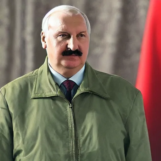 Image similar to Alexander Lukashenko as the world's mastermind